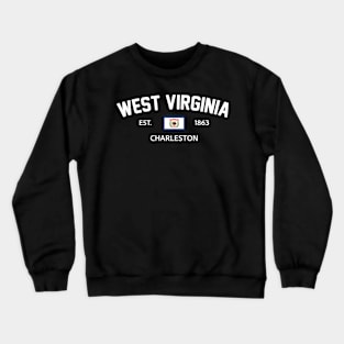 West Virginia Collegiate Preppy Crewneck Sweatshirt